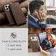 Чехол книжка с магнитом Poco M7 Pro 5G CaseMe Dark Brown (43176-05) - изображение 5
