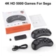 Ігрова ретро консоль приставка SEGA SG800 mega drive 2 16 біт 5000 ігор 2 бездротових джойстика сега мега драйв 2 - зображення 5