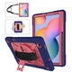 Чехол ARM Cover Samsung Galaxy Tab S6 Lite P610 противоударный с ремнём и подставкой 360° Blue/Pink - изображение 2