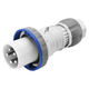Силова вилка 2P+E 63А 230В переносна IP67 синя [GW61048H] IEC 309 HP GEWISS - зображення 1