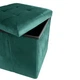 Пуф для хранения велюровый MVM TH-05 Зеленый (TH-05 GREEN) - изображение 2