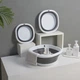 Миска складана МВМ MY HOME 5 л Біло-сіра (KP-76 M WHITE/GRAY) - зображення 3