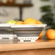 Друшляк складаний МВМ MY HOME 1.3 л Біло-сірий (KP-74 S WHITE/GRAY) - зображення 7