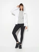 Толстовка на молнии с капюшоном женская Puma Ess Small No. 1 Logo Comfort Full-Zip Hoodie Tr 68241002 XS White (4067983471308) - изображение 3