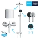 Душова система Grohe QuickFix Vitalio Comfort System 250 26985001 - изображение 7