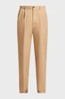 Чоловічі бежеві брюки PLEATED Michael Kors 34-32 CR5304UDR2 - изображение 8