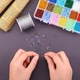 Шнур Finding Плетена люриксовая нить металлизированная Серебристая 0.8 мм 25 метров - изображение 8