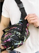 Сумка через плече бананка Sambag Flex Pro, поліестер, водовідштовхувальний, 30*17*15 см, принт "ABSTRACT" - зображення 5