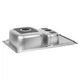 Кухонна мийка 780x500x180 мм + сифон Wezer 7850(08) Decor - зображення 4