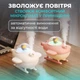 Увлажнитель воздуха с подсветкой и функцией аромадифузора Happy Life USB самолет 2 Вт 220 мл Розовый - изображение 5