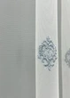 Тюль VR-Textil 1657т Грек-сетка с вышивкой и люрексом Молочный с серо-голубым 500х270 см (42-1116) - изображение 7