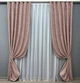 Комплект готовых штор VR-Textil Лен мрамор Pavliani VO № 1716ш пудровый 150х275 см 2 шт (33-0616) - изображение 2