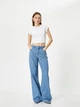 Джинсы Baggy женские Koton 4SAL40181MDLGT 27-32 Синие (8684287908970) - изображение 4
