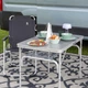 Стіл Bo-Camp Premium 90x60 см Grey (DAS303276) - зображення 5