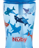 Bidon dla dzieci Nuby Flip-it z rurką Niebieski 360 ml (5414959049822) - obraz 2