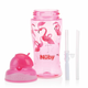 Bidon dla dzieci Nuby Flip-it z rurką Różowy 360 ml (5414959049792) - obraz 3