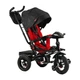 Велосипед-коляска з батьківською ручкою BestTrike 6088 F–789-05 поворотне сидіння, надувні колеса, Чорно-червоний - зображення 1