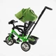 Велосипед-коляска с родительской ручкой BestTrike 6588/69-067 с музыкальной фарой, колеса пена, Салатово-черный - изображение 2