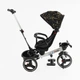 Велосипед-коляска з батьківською ручкою BestTrike "Oscar" 6390-10-960 колеса PU, Золотистий візерунок з білою рамою - зображення 5