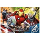 Крупные пазлы для детей 2 в 1 Trefl 41007 P, Super Мaxi Marvel. Вместе сильнее, с раскраской (41007-RT) - изображение 1