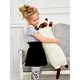 Игрушка подушка длинная Bambi K15312 W Кот батон, Белый плюш, 105 см (K15312 White-RT) - изображение 2