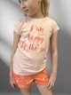 Костюм (футболка + шорти) MO kids 9/10 лет 132-136 см Персиковый - изображение 3