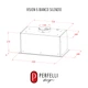 Вытяжка PERFELLI DESIGN VISION 6 BIANCO SILENZIO - изображение 17