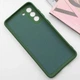 Чохол на Samsung Galaxy S21 FE / чохли для самсунг галаксі С21 фе силікон Зелений / Dark green - зображення 3