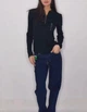 Жіночий свитер Tommy Hilfiger, темно-синього кольору, розмір S - зображення 4