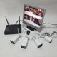 Система відеоспостереження на 4 WiFi камери з відеореєстратором Kit 5G, набір IP камер для будинку, дачі, складу, 4 бездротові поворотні зовнішні IP камери з нічним баченням, комплект вуличних камер спостереження, 5G-004 - зображення 2