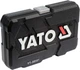 Набор торцевых головок 3/8", 22 предмета, М6-22мм, Cr-V, (YT-38561), YATO - изображение 3