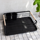 Ociekacz do naczyń HOMLA Plystre czarny 42 x 31 x 13 cm (5904183887197) - obraz 5