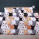 Простынь MirSon Ranforce Elite 17-0769 Funny Cat 220x240 см (2200011041933) - изображение 2