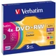 Диск DVD Verbatim 4.7Gb 4x SlimCase 5шт Color (43297) - изображение 1