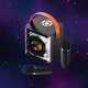 Портативная Bluetooth-колонка BauTech V168 с двумя микрофонами караоке Черный (1015-747-00) - изображение 12