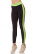 Леггинсы спортивные GIULIA LEGGINGS SPORT S Черно-зеленые - изображение 1