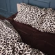 Комплект постельного белья MirSon Полуторный Евро 160х220 см 22-1409 Leopard Chic Сатин (2200011122250) - изображение 2