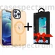 Чехол ударостойкий матовый WAVE Premium Matte Insane Case with MagSafe для Apple Iphone 14 Pro Yellow + Подарок защитное стекло Pixel для Apple iPhone - изображение 1
