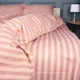 Комплект постельного белья Mirson Двуспальный 175х210 см 17-0773 Nude stripes Бязь (2200011152547) - изображение 5