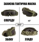 Удароміцна маска Daisy c трьома змінними лінзами Олива збільшена товщина лінз - зображення 7
