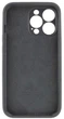 Чохол Silicone Premium case з захистом камери для iPhone 16 Pro Full Camera Protective dark grey 2273 - изображение 4