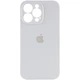 Чохол Silicone Premium case з захистом камери для iPhone 16 Pro Full Camera Protective white 2263 - изображение 1