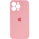 Чохол Silicone Premium case з захистом камери для iPhone 16 Pro Full Camera Protective pink 2271 - изображение 1