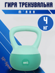 Гиря мягкая SP-Sport FI-0122-4 4кг (верх-PVC+TPR, наполнитель-песок+железная крошка, Мятный) - изображение 1