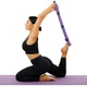 Гамак для йоги со стропами и креплением на дверь Lutinq Air Yoga rope LT-2090 (полиэстер, Фиолетовый) - изображение 4