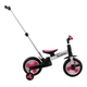 Велосипед-трансформер (беговел) с родительской ручкой Best Trike 55475 Бело-розовый - изображение 3