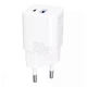 Зарядний пристрій 20w type-c+usb silicone power біле PROOVE, 491830003 - зображення 1