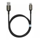 Кабель usb micro usb 2.4a 1м dense metal чорний PROOVE, 504970001 - зображення 3