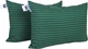 Набор подушек MirSon Сolor Fun Line 17-0612 Stripe Emerald № 0100 EcoSilk средняя 50x70 см 2 шт (2200011158242) - изображение 1