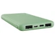 Универсальная мобильная батарея 10000 mAh, Trust Primo, Green, 15 Вт, 2xUSB / Type-C, кабель USB - microUSB (25029) - изображение 2
